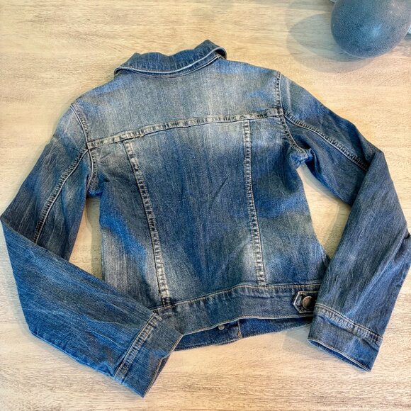 Zara Girls Denim Jean Jacket Size 11-12 - Picture 3 of 8